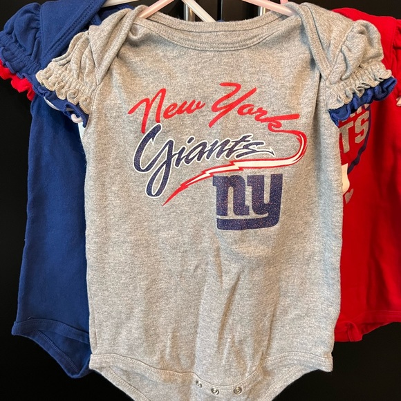 New York giants onesies set of 3 - Picture 3 of 7